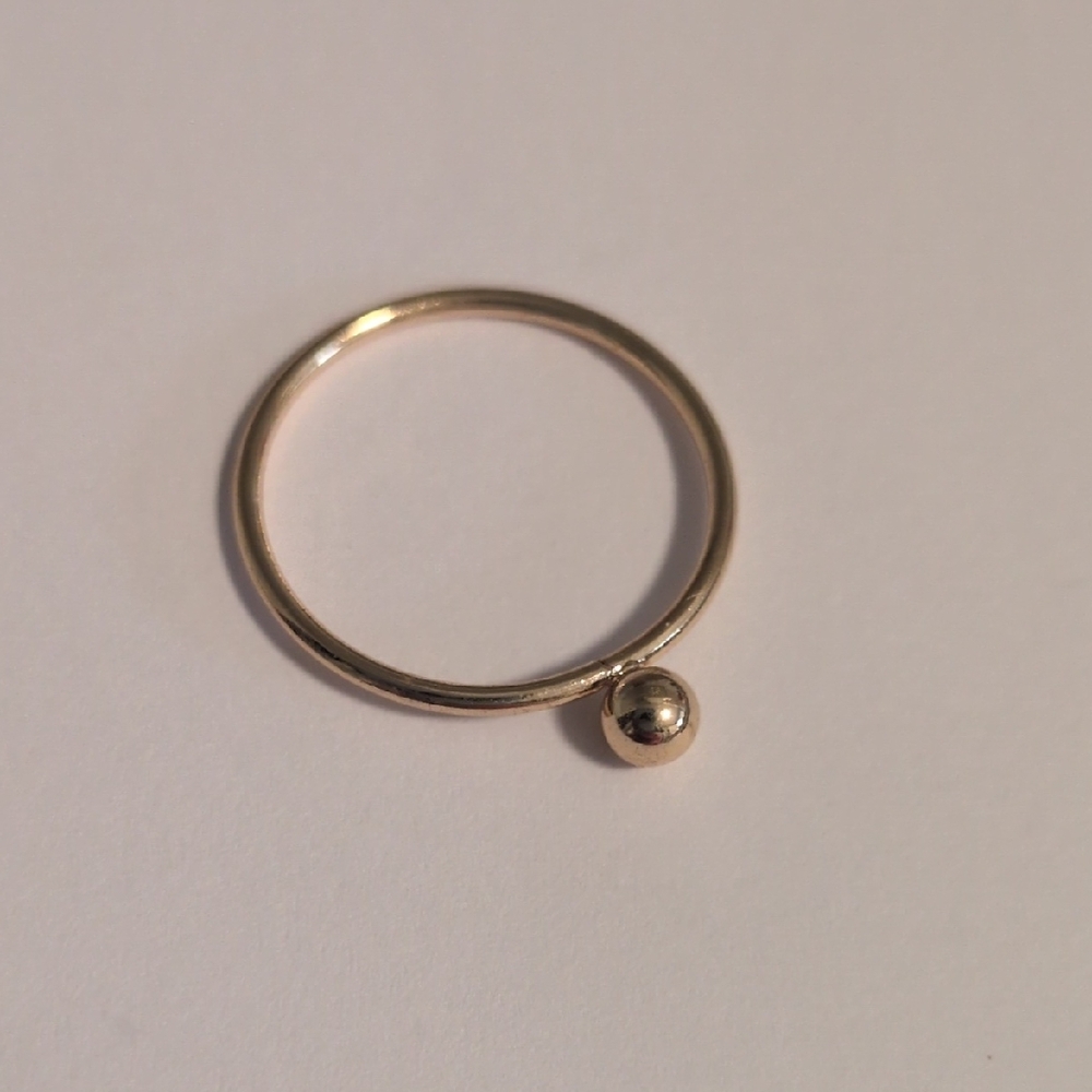 Gold Ring With Gold Accent